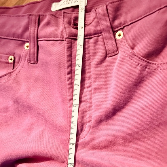 Versace Collection Imported Purple Cotton Embroidered Pocket Detail Jeans - Picture 7 of 12